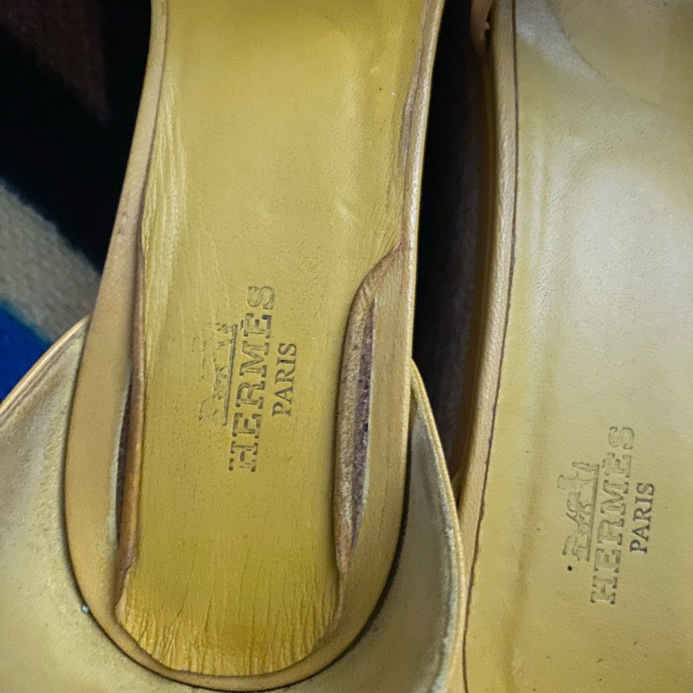 HERMES ELDA ESPADILLES WEGDES SHOES - Picture 9 of 13